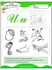 U Sesi Çalışma Sayfaları